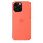 Apple iPhone 16 Pro Max Silicone Case w/ MagSafe - Tangerine