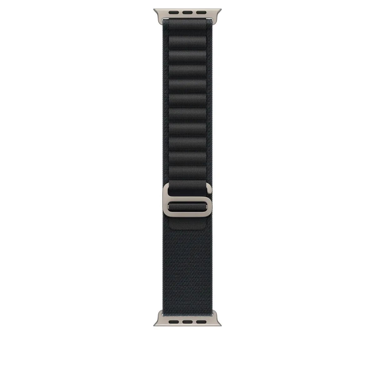 Apple Watch 49mm Alpine Loop Black - Small - Natural Titanium