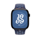 Apple Watch 46mm Nike Sport Band Blue Ribbon - M/L