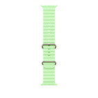 Apple Watch 49mm Ocean Band Neon Green - Natural Titanium