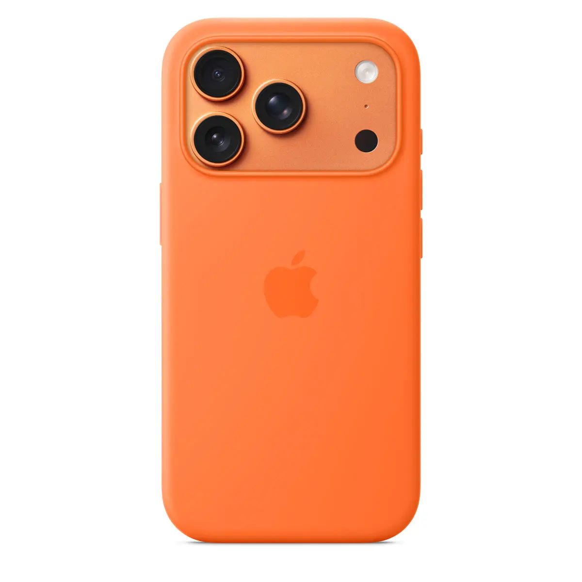 Apple iPhone 17 Pro Silicone Case w/ MagSafe – Orange