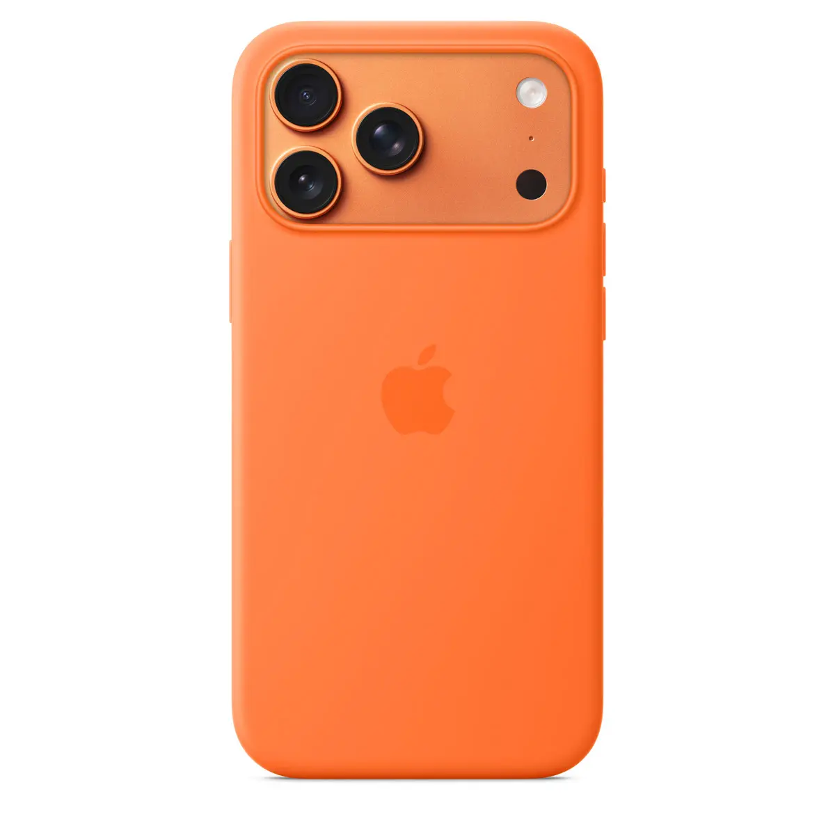Apple iPhone 17 Pro Max Silicone Case w/ MagSafe – Orange
