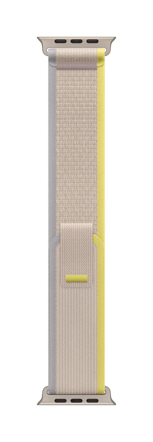 Apple Watch 49mm Trail Loop Yellow/Beige - Medium/Large