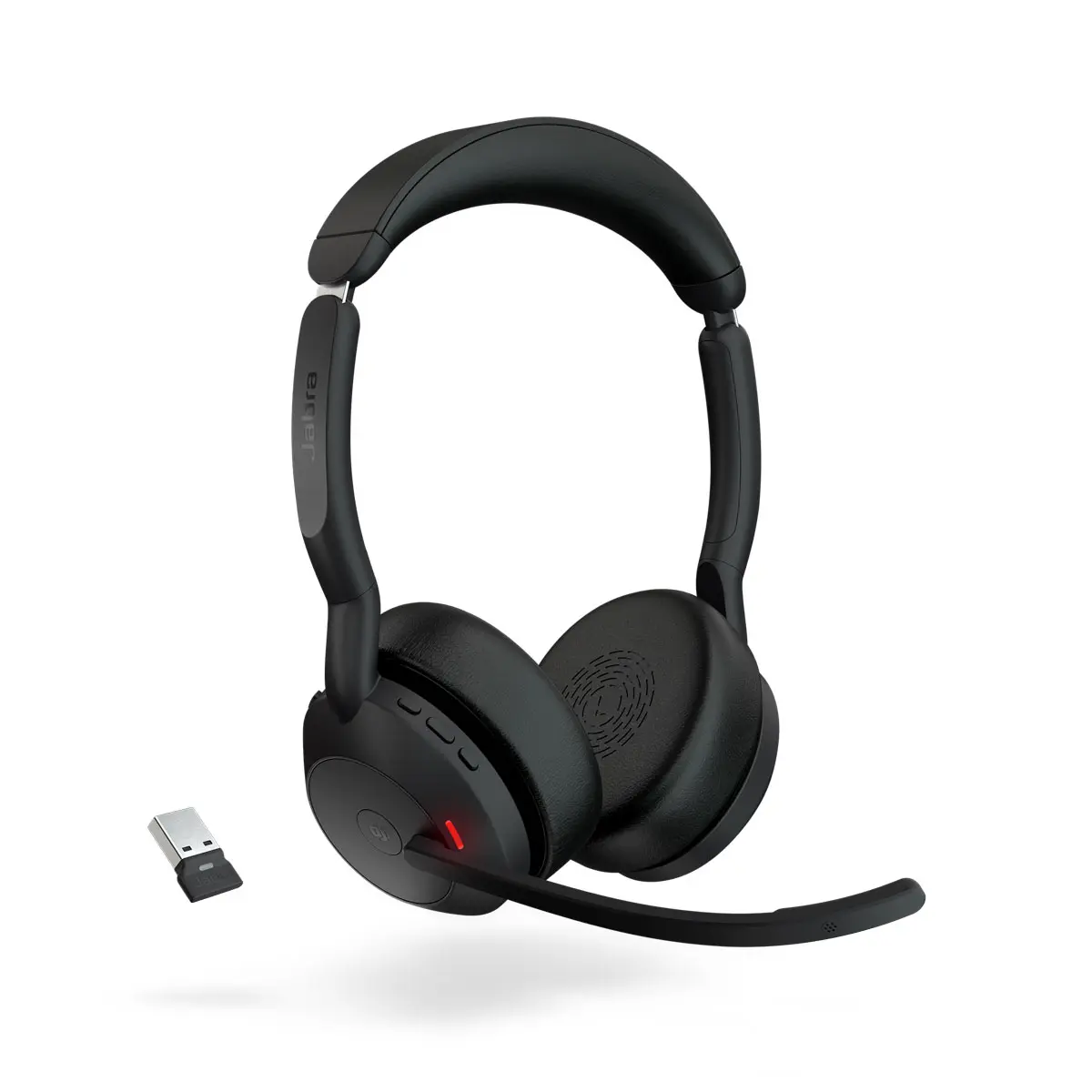 Jabra Evolve2 55 Stereo LINK390C USB-C MS Teams kuulokkeet + mikrofoni Black