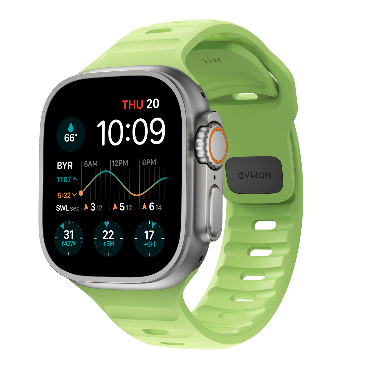 Nomad Watch 44/45/49mm Sport Band Glow 2.0 - Limited Edition