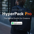 HYPER HyperPack Pro Apple Find My Backpack Black