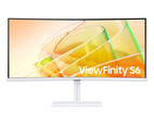 Samsung ViewFinity S34C650T 34" Curved UWQHD IPS Thunderbolt 4 Hub Monitor Black/Silver