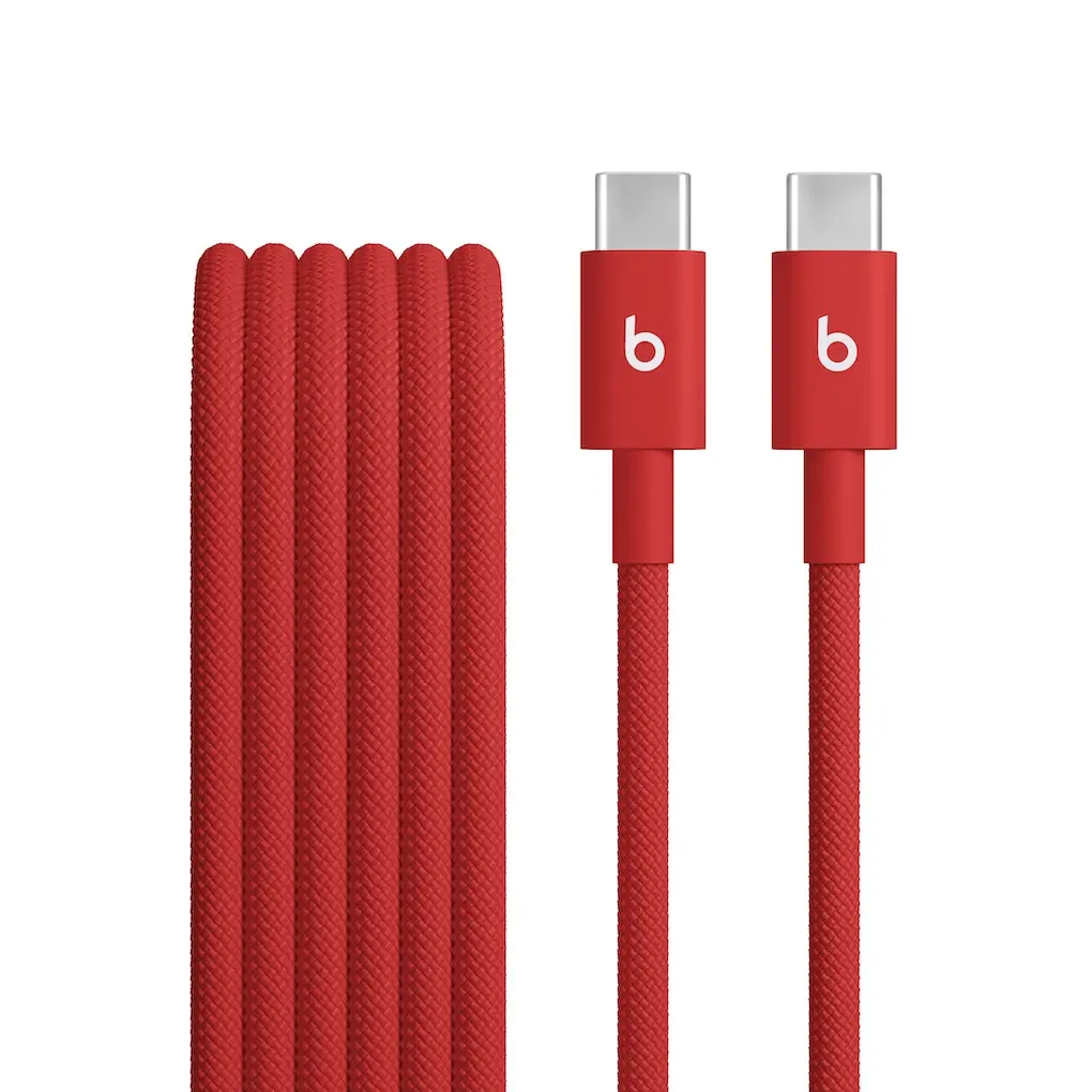 Beats USB-C to USB-C 60W Woven Cable 1,5m Rapid Red