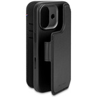 DECODED Leather Detachable Wallet Case w/MagSafe iPhone 17 - Black