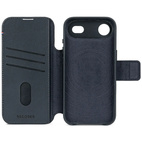 DECODED Leather Detachable Wallet Case w/MagSafe iPhone Air - Navy Shadow