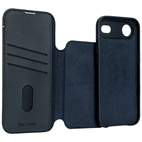 DECODED Leather Detachable Wallet Case w/MagSafe iPhone Air - Navy Shadow