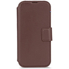 DECODED Leather Detachable Wallet Case w/MagSafe iPhone 17 - Chocolat Brown