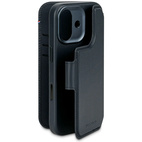DECODED Leather Detachable Wallet Case w/MagSafe iPhone 17 - Navy Shadow