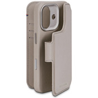 DECODED Leather Detachable Wallet Case w/MagSafe iPhone 17 - Solid Clay
