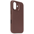 DECODED Leather Backcover w/MagSafe iPhone 17 - Chocolat brown