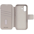 DECODED Leather Detachable Wallet Case w/MagSafe iPhone 17 - Solid Clay