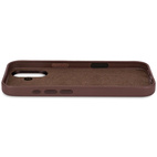 DECODED Leather Backcover w/MagSafe iPhone 17 - Chocolat brown