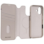 DECODED Leather Detachable Wallet Case w/MagSafe iPhone 17 - Solid Clay