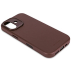 DECODED Leather Backcover w/MagSafe iPhone 17 - Chocolat brown