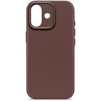 DECODED Leather Backcover w/MagSafe iPhone 17 - Chocolat brown