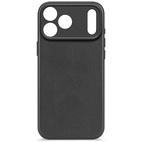DECODED Leather Backcover w/MagSafe iPhone 17 Pro - Black