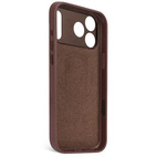 DECODED Leather Backcover w/MagSafe iPhone 17 Pro - Chocolat Brown