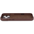 DECODED Leather Backcover w/MagSafe iPhone 17 Pro - Chocolat Brown