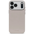 DECODED Leather Backcover w/MagSafe iPhone 17 Pro - Solid Clay