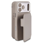 DECODED Leather Detachable Wallet Case w/MagSafe iPhone 17 Pro - Solid Clay