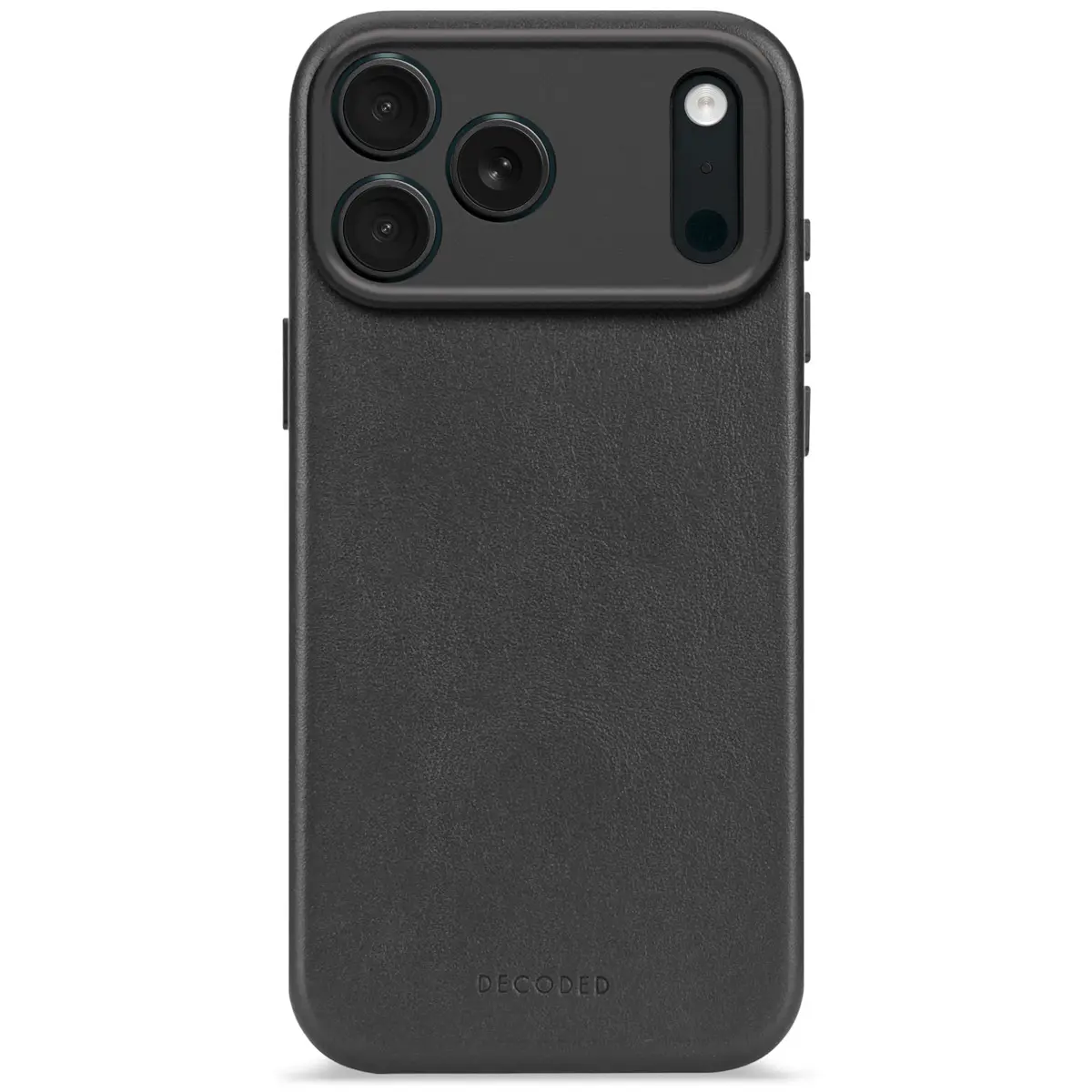 DECODED Leather Backcover w/MagSafe iPhone 17 Pro Max - Black