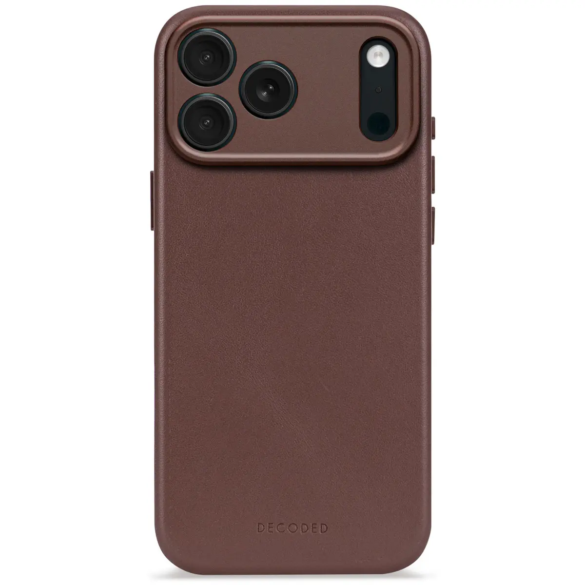 DECODED Leather Backcover w/MagSafe iPhone 17 Pro Max - Chocolat Brown