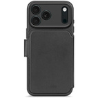 DECODED Leather Detachable Wallet Case w/MagSafe iPhone 17 Pro - Black