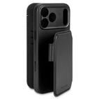 DECODED Leather Detachable Wallet Case w/MagSafe iPhone 17 Pro - Black