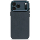 DECODED Leather Backcover w/MagSafe iPhone 17 Pro Max - Navy Shadow