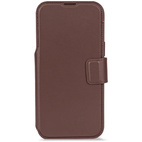 DECODED Leather Detachable Wallet Case w/MagSafe iPhone 17 Pro - Chocolat Brown