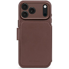 DECODED Leather Detachable Wallet Case w/MagSafe iPhone 17 Pro Max - Chocolat Brown