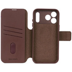 DECODED Leather Detachable Wallet Case w/MagSafe iPhone 17 Pro Max - Chocolat Brown
