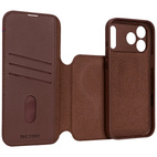 DECODED Leather Detachable Wallet Case w/MagSafe iPhone 17 Pro Max - Chocolat Brown