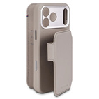 DECODED Leather Detachable Wallet Case w/MagSafe iPhone 17 Pro Max - Solid Clay