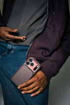 DECODED Leather Detachable Wallet Case w/MagSafe iPhone 17 Pro Max - Chocolat Brown