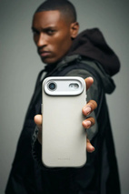 DECODED Leather Backcover w/MagSafe iPhone Air - Solid Clay