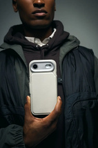 DECODED Leather Detachable Wallet Case w/MagSafe iPhone Air - Solid Clay