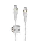 Belkin BOOSTCHARGE Pro Flex USB-C to USB-C 60W Cable 3.0m Braided White
