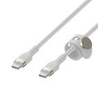 Belkin BOOSTCHARGE Pro Flex USB-C to USB-C 60W Cable 3.0m Braided White