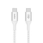 Belkin BOOSTCHARGE USB-C to USB-C 240W Cable 2.0m Braided White