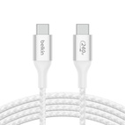 Belkin BOOSTCHARGE USB-C to USB-C 240W Cable 2.0m Braided White