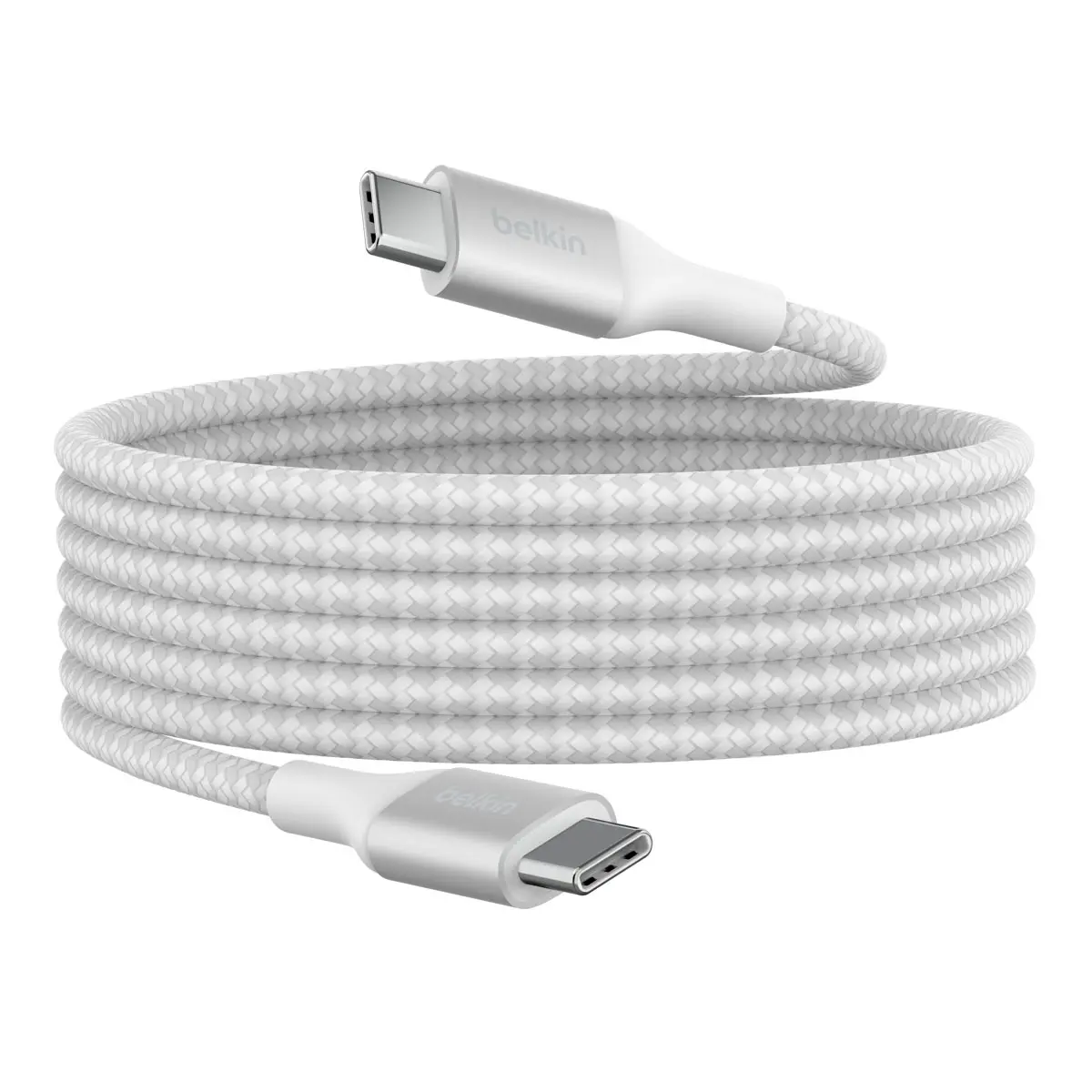 Belkin BOOSTCHARGE USB-C to USB-C 240W Cable 2.0m Braided White