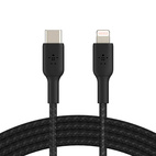 Belkin BOOSTCHARGE USB-C Lightning Cable 2.0m Braided Black