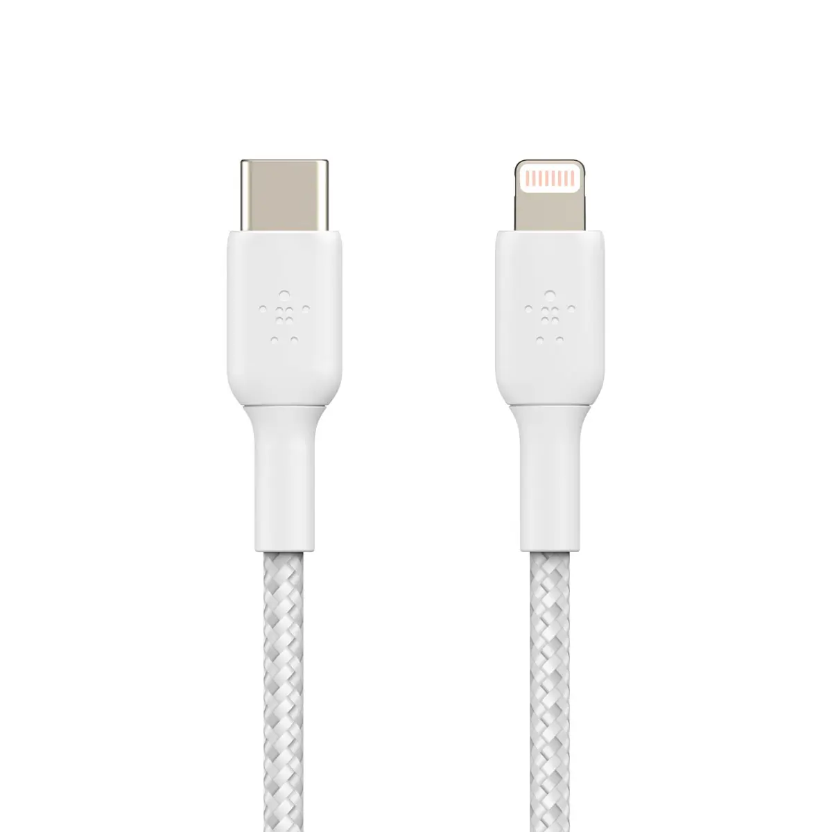 Belkin BOOSTCHARGE USB-C Lightning Cable 1.0m Braided White