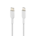 Belkin BOOSTCHARGE USB-C Lightning Cable 1.0m Braided White